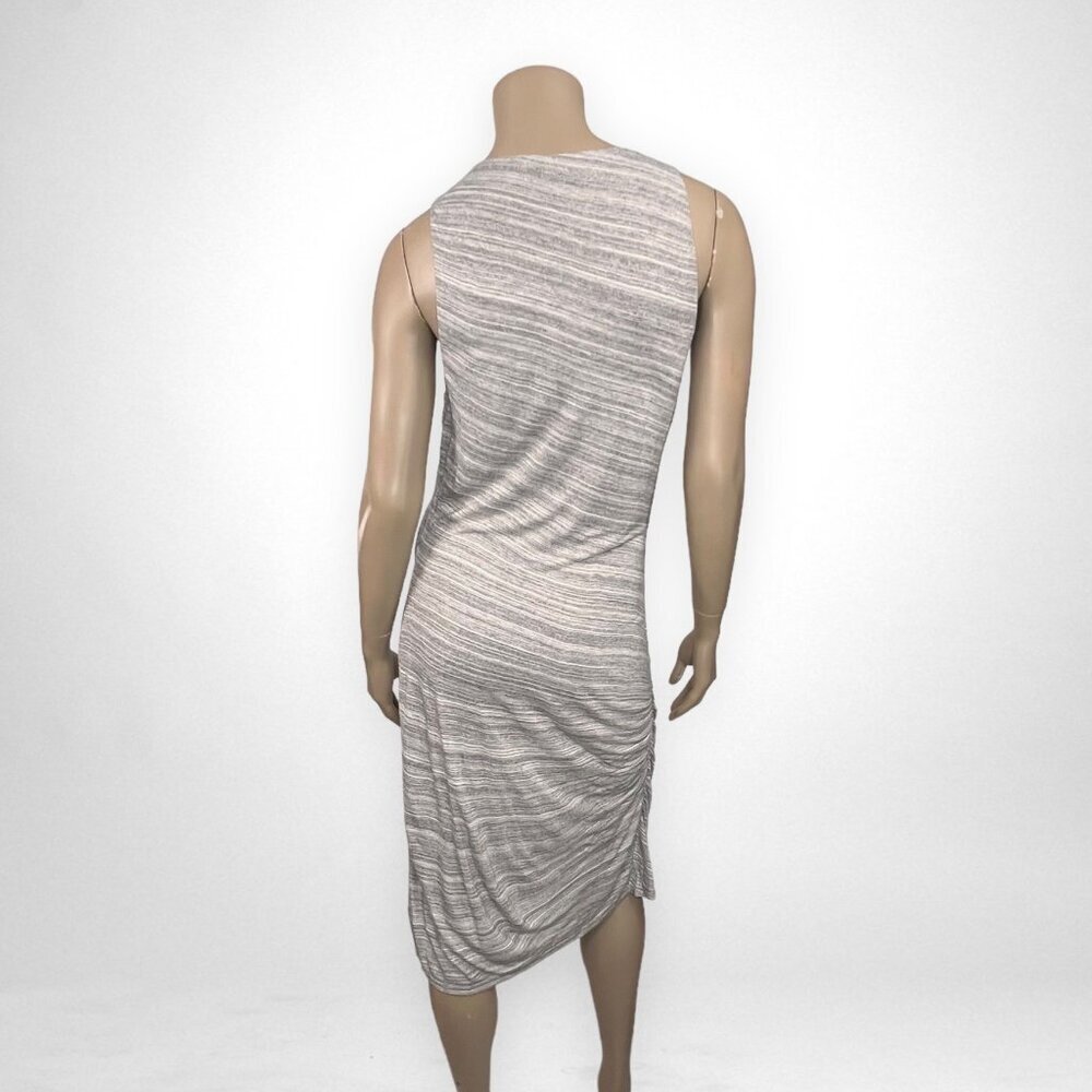 BANANA REPUBLIC Large Space Dye‎ Faux Wrap Jersey Dress Casual Summer - Picture 3 of 9